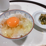 八起庵 - 卵かけご飯〜追加注文