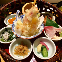 銀座米料亭 八代目儀兵衛 - かご盛り