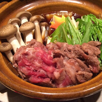 銀座米料亭 八代目儀兵衛 - すき焼き銀シャリ御膳のすき焼き