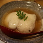 季節料理 よし野 - 煮穴子と出汁巻養老蒸し