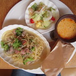 フリュティエ - ランチ(＋１５０円のパスタ)