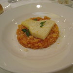 レストラン　エスカリエ - ガスパチョを使ったリゾット