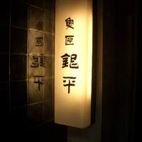銀平 北新地店 - 看板です。