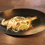 居酒屋ふらっと - 紀の川天然物
子持ち鮎南蛮漬け ¥590