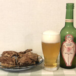 幸楽苑のからあげ家 - 料理写真:幸楽苑のからあげで妻ビールをグビグビ！