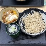 ゆで太郎 - 日替わりお得セット（冷蕎麦＋ミニかつ丼）