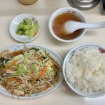 永新 - 野菜イタメ定食 ¥700