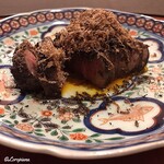 御料理 寺沢 - 卵黄ｿｰｽとｳｫｰﾀﾑﾄﾘｭﾌ