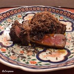 御料理 寺沢 - 濃厚な卵黄ｿｰｽで味わいます