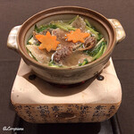 御料理 寺沢 - 鯨のﾊﾘﾊﾘ風 小鍋立