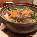 御料理 寺沢 - 鯨のﾊﾘﾊﾘ風 小鍋立