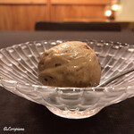 御料理 寺沢 - 小豆のｱｲｽｸﾘｰﾑ