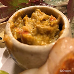 御料理 寺沢 - 毛蟹の蟹みそ和え