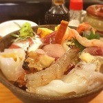 幸寿し - 能登丼＠3,800円