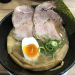 Ramen Hi Ha Mata Noboru - 魚とりとんこつラーメン（麺大盛り）