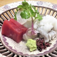 日本料理 とくを - 本鮪　平目　鱧