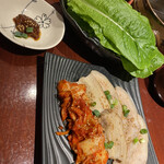 韓国野菜料理　ＪＵＮ - ボッサム　トロトロの豚がすごく美味しい！