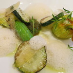 ヴィラ・アイーダ - 【夕食】花ズッキーニ