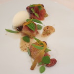 ヴィラ・アイーダ - 【夕食】無花果とフロマージュブランのジェラート