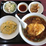 翠泉 - 天津麺セット