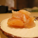 三谷 - 小柱に、このこソーメン