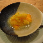 虎白 - 桃のシャーベット　マンゴーと　すだち香る炭酸で2