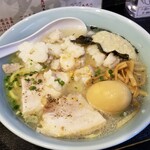 塩そば専門店 桑ばら - 牛ホルモンとアサリ出汁の塩そば