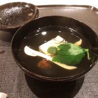 炭火割烹 庵 - 松茸！