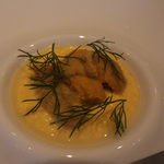 前菜 ウニを使った洋和風な味