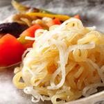 Jellyfish and radish salad