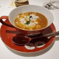 レストラン アラジン - 手長エビのスープ