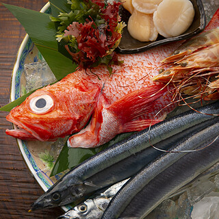 Focusing on fresh fish delivered directly from Nushima Fishing Port on Awaji Island