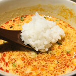 series - 坦々スープと白飯