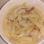 Saizeriya - チーズ＆パンチェッタショートパスタ