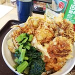 Tendon Tenya - 国産秋天丼　バードアイアングル