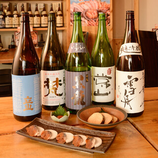 北陸產的海鮮搭配北陸的日本酒，絕對是完美的選擇♪