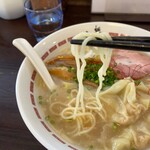 麺房大喜 - ★山 塩ワンタン（870円）Aセット（200円）★