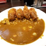 CoCo壱番屋 - エビあさりカレー3辛カキフライトッピング￥1,177円！