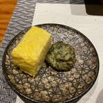 鮨匠 のむら - トビウオさつま揚げと卵焼き