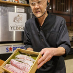 鮨匠 のむら - 真鯛(鹿児島県開聞岳沖産、2.8kg、1日寝かせ)