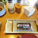 島別荘 悠月 - 朝食：日間賀島産海苔（味付け）