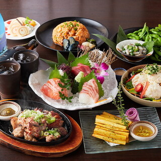 大山鶏のステーキやサーモンカルパッチョ カジュアルコース 全6品3時間飲み放題4000円 3000円 大山地鶏と上州牛 新鮮鮮魚まで個室で楽しめる 一兆 新宿西口店 新宿 居酒屋 食べログ