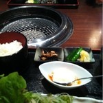 2012.7.25　神戸牛焼肉定食 1200円　