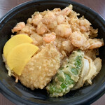 わくわく広場 - 蕎麦屋のかき揚げ天丼