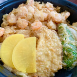 わくわく広場 - 蕎麦屋のかき揚げ天丼