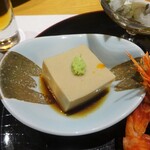 島別荘 悠月 - 夕食：前菜（胡麻豆腐）