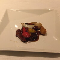 チャイニーズ 芹菜 - 豚ヘレ肉の黒酢すぶた