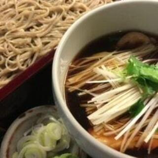 北海道幌加内市の蕎麦粉100％使用。大人気なつけめん☆