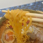 らーめん黒山 - 麺あげてみた