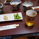 民宿 鈴せい - 先ずはビールでしょう〰️‼️